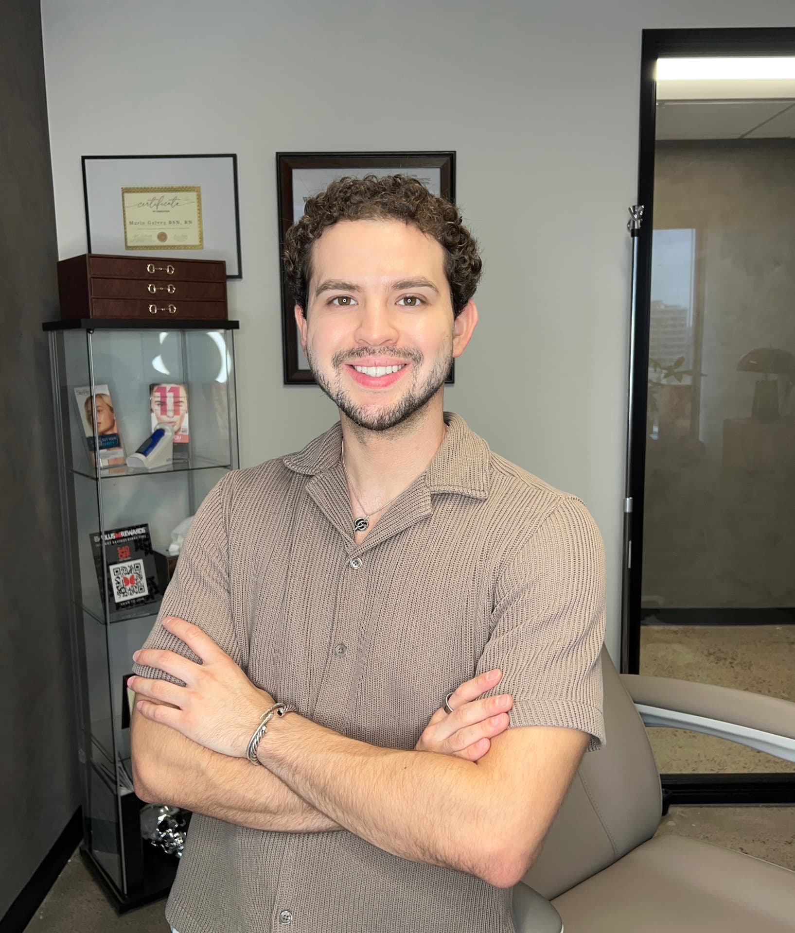 Mario Galvez, BSN, RN, founder and Phoenix aesthetic injector